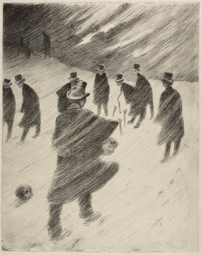 お葬式 作： Henri Rivière