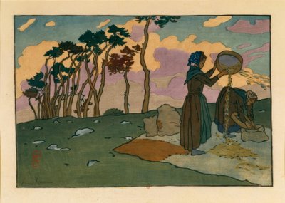 選別者 (Loguivy) 作： Henri Rivière