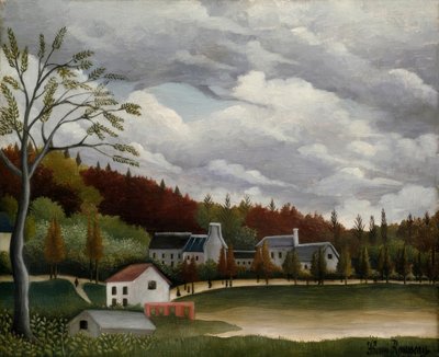 GentillyのBièvre 作： Henri Rousseau