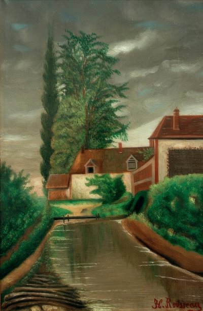 水車小屋 作： Henri Rousseau