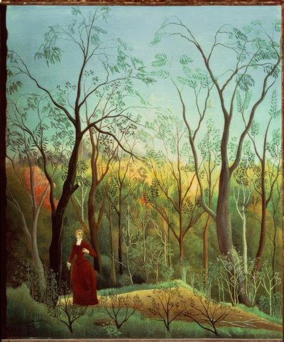 森の中の散歩 作： Henri Rousseau