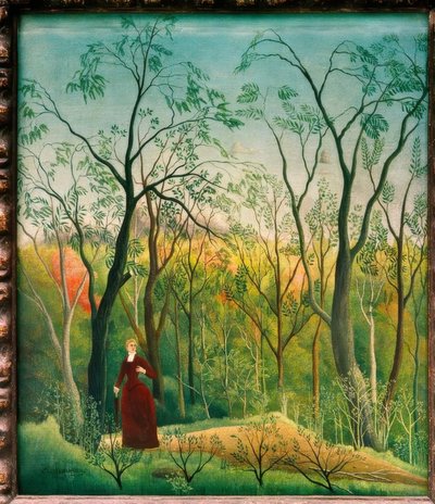 森の中の散歩 作： Henri Rousseau