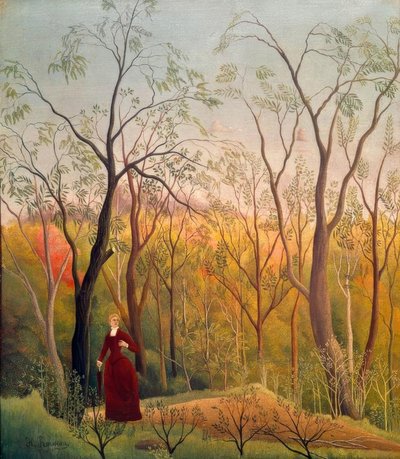 森の中の散歩 作： Henri Rousseau