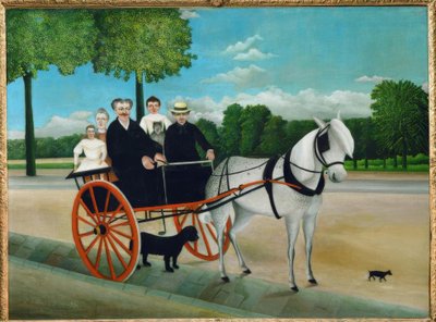 ジュニエット神父のそり 作： Henri Rousseau