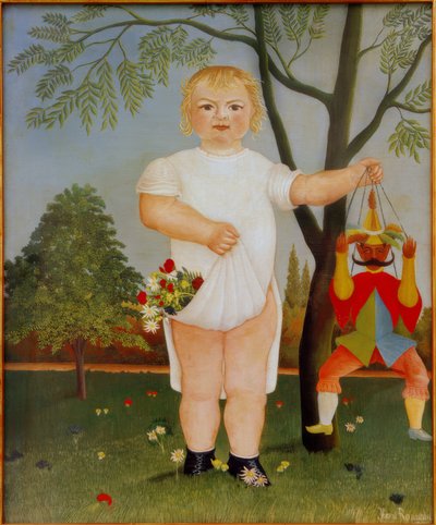 赤ちゃんを祝うために 作： Henri Rousseau