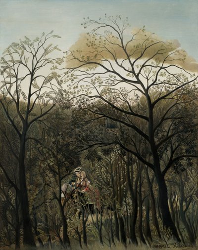 森のランデブー 作： Henri Rousseau