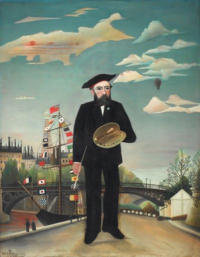 自画像 作： Henri Rousseau