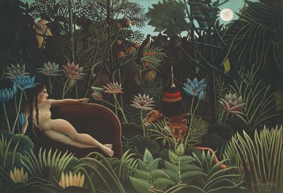 夢、1910 作： Henri Rousseau