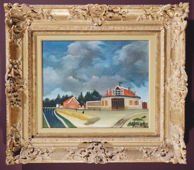 アルフォートヴィルの椅子工場、1897年頃 作： Henri Rousseau