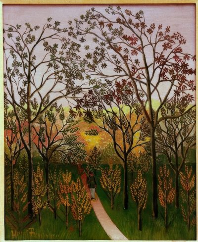 ベルビュー高原の一角 作： Henri Rousseau