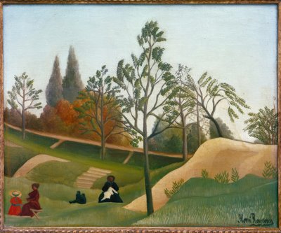 要塞の眺め 作： Henri Rousseau