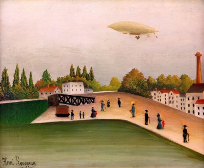 ケディブリーの眺め 作： Henri Rousseau