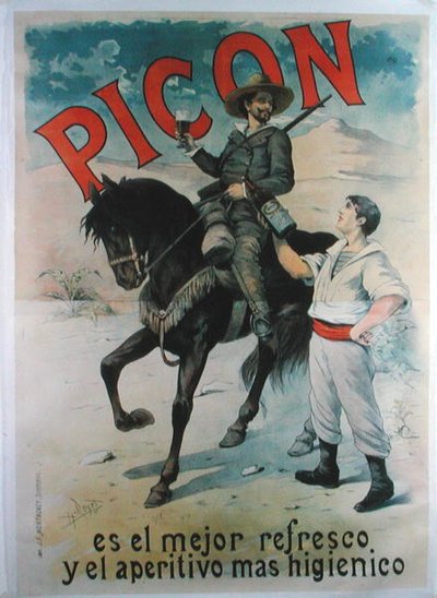 スペインの食前酒「ピコン」のポスター 作： Henri Royer