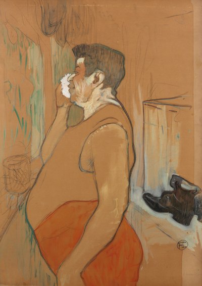 ムッシュ・コーデュー、カフェコンサート俳優、1896年。 作： Henri Toulouse Lautrec de