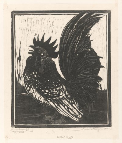 Krielhaantje (オブジェクトの元のタイトル) 作： Henri Verstijnen (signed by artist)
