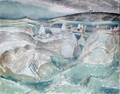 山の村 作： Henri Victor Gabriel Le Fauconnier