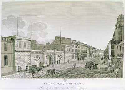 ルージュクロワプティシャンからのフランス銀行、ユージーンデュボワによって彫刻 作： Henri after Courvoisier Voisin