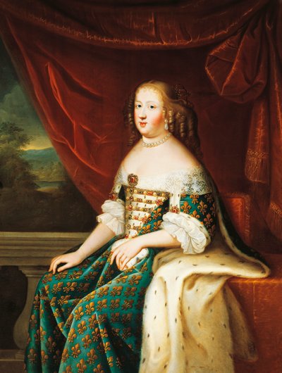 マリア・テレジアの肖像」（油彩・キャンバス 作： Henri and Charles Beaubrun
