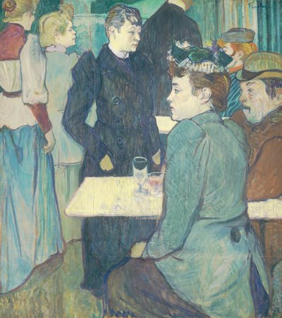 ムーラン・ド・ラ・ガレットの一角 作： Henri de Toulouse-Lautrec