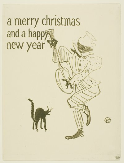 メリークリスマス 作： Henri de Toulouse-Lautrec