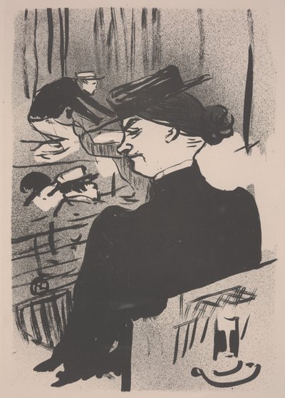 ポリンの歌の観客 作： Henri de Toulouse Lautrec