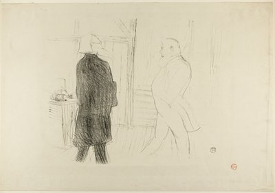 倒産のアントワーヌとジェミエ 作： Henri de Toulouse-Lautrec