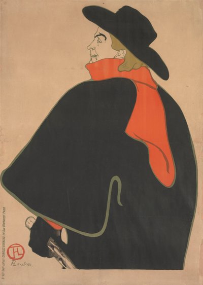 アリスティッド・ブルアン、キャバレーにて 作： Henri de Toulouse-Lautrec