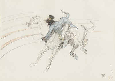 サーカスにて：『ショコラ 作： Henri de Toulouse-Lautrec