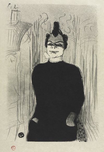 ガイテ・ロシュシュアールにて：ニコル 作： Henri de Toulouse-Lautrec