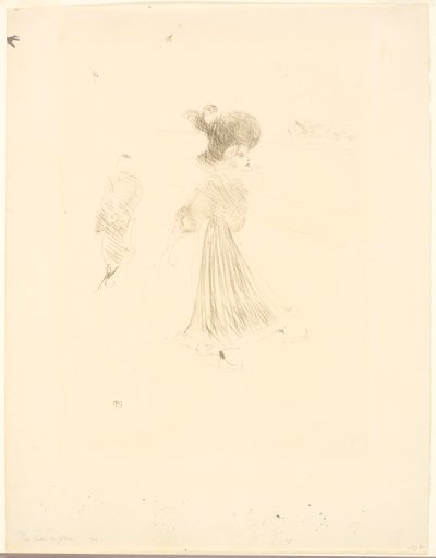 氷の宮殿にて 作： Henri de Toulouse-Lautrec