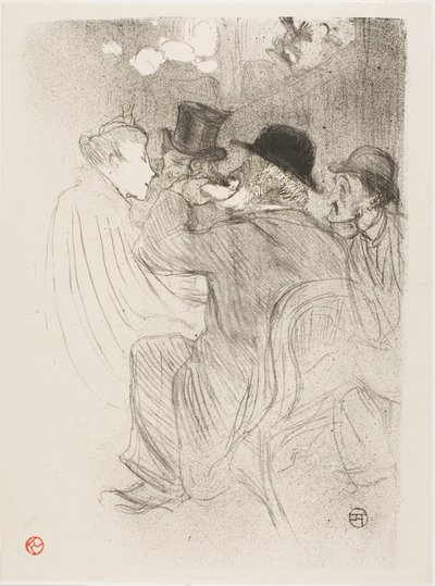 ムーランルージュで：失礼！ 本当の失礼！ 作： Henri de Toulouse-Lautrec