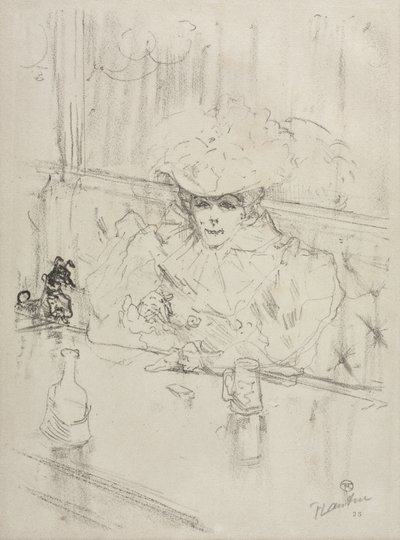 コックチャファーで 作： Henri de Toulouse-Lautrec