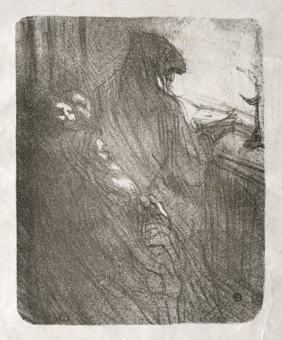 シナイ山麓：ポーランド系ユダヤ人の祈り 作： Henri de Toulouse-Lautrec