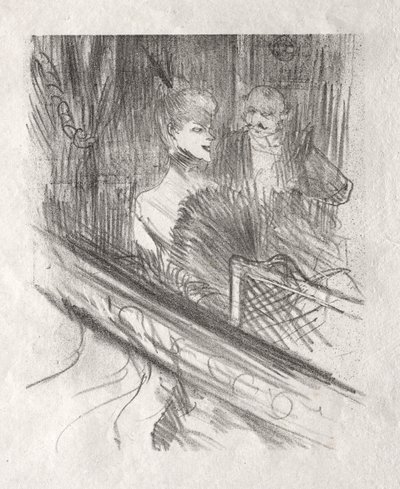 シナイ半島のふもと：モイーズ男爵 作： Henri de Toulouse-Lautrec