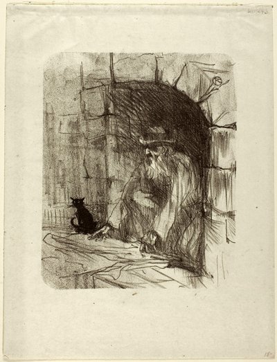 Au Pied du Sinaï より、クラクフの店の奥の部屋 作： Henri de Toulouse-Lautrec