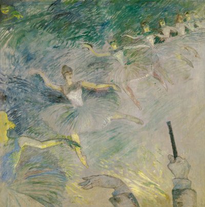 バレエダンサー 作： Henri de Toulouse-Lautrec
