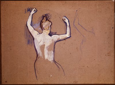 Ballet de Papa Chrysanthme（注目のダンサーの1人のための研究） 作： Henri de Toulouse Lautrec