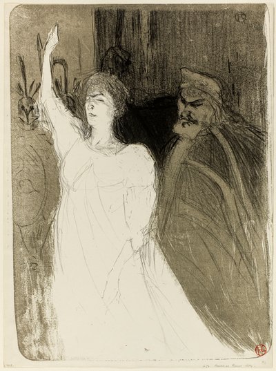 アンティゴネのバルテットとムネ＝シュリー 作： Henri de Toulouse-Lautrec
