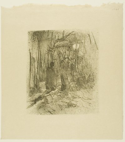 Au Pied du Sinaï の Busk Cemetery 作： Henri de Toulouse-Lautrec