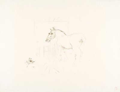 カルメスのリトルポニー 作： Henri de Toulouse-Lautrec
