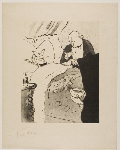 カルノーは病気です！ 作： Henri de Toulouse-Lautrec