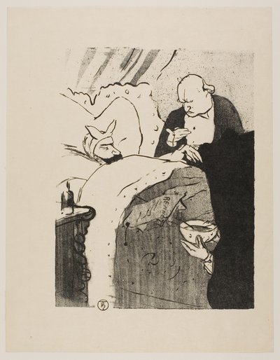 カルノーは病気です！ 作： Henri de Toulouse-Lautrec