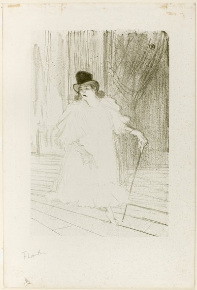 セシー・ロフタス 作： Henri de Toulouse-Lautrec