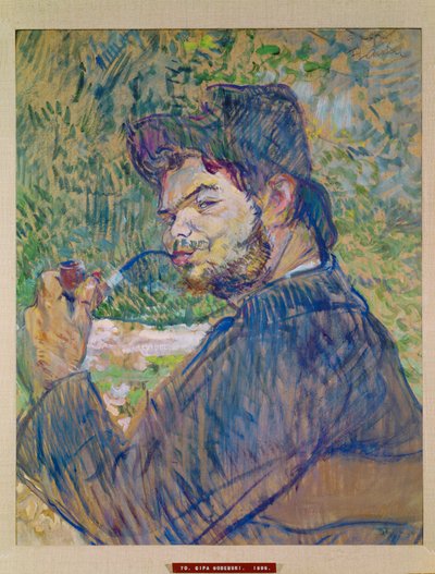 チパ・ゴデブスキ、ミシア・ゴデブスカの弟、ミューズ兼モデル、タデ・ナタンソンの妻 作： Henri de Toulouse-Lautrec