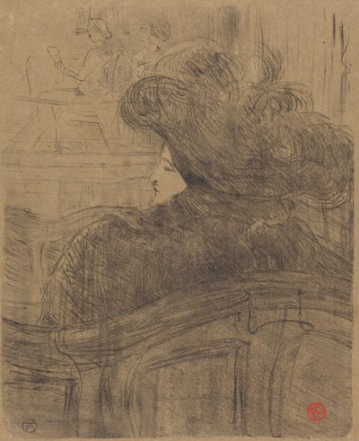 クレオ・デ・メロード 作： Henri de Toulouse-Lautrec