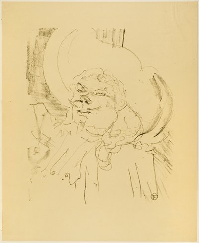 Treize Lithographys の Coquelin the Elder 作： Henri de Toulouse-Lautrec