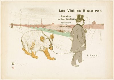 レ・ヴィエイユ・ヒストワール（昔話）』の表紙と口絵 作： Henri de Toulouse Lautrec