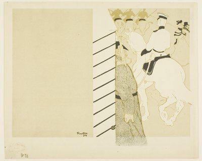 ドイツ・バビロンの表紙 作： Henri de Toulouse-Lautrec