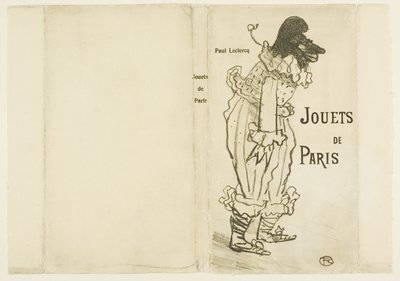 『Jouets de Paris』の表紙 作： Henri de Toulouse-Lautrec