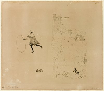 レトワール・ルージュの表紙 作： Henri de Toulouse-Lautrec